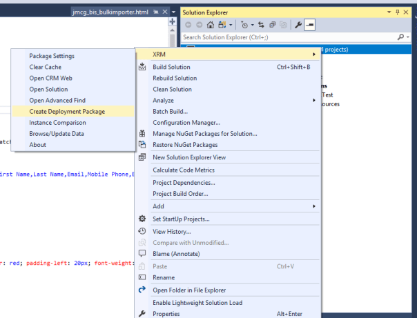 BulkImporterSolutionMenu