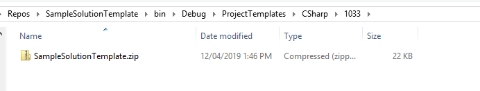 Basic Mutli Project Solution Template Final Output